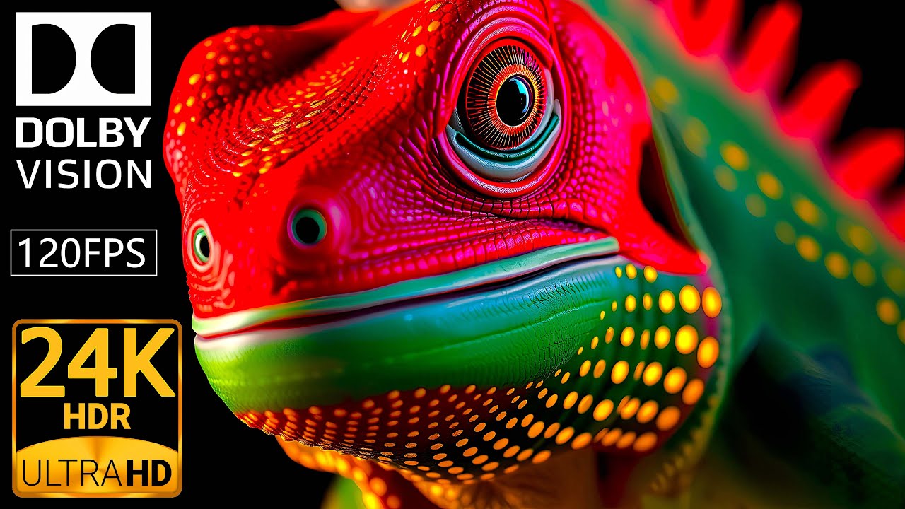 24K HDR 120FPS: ANIMAL in the WILD (Dolby Vision)