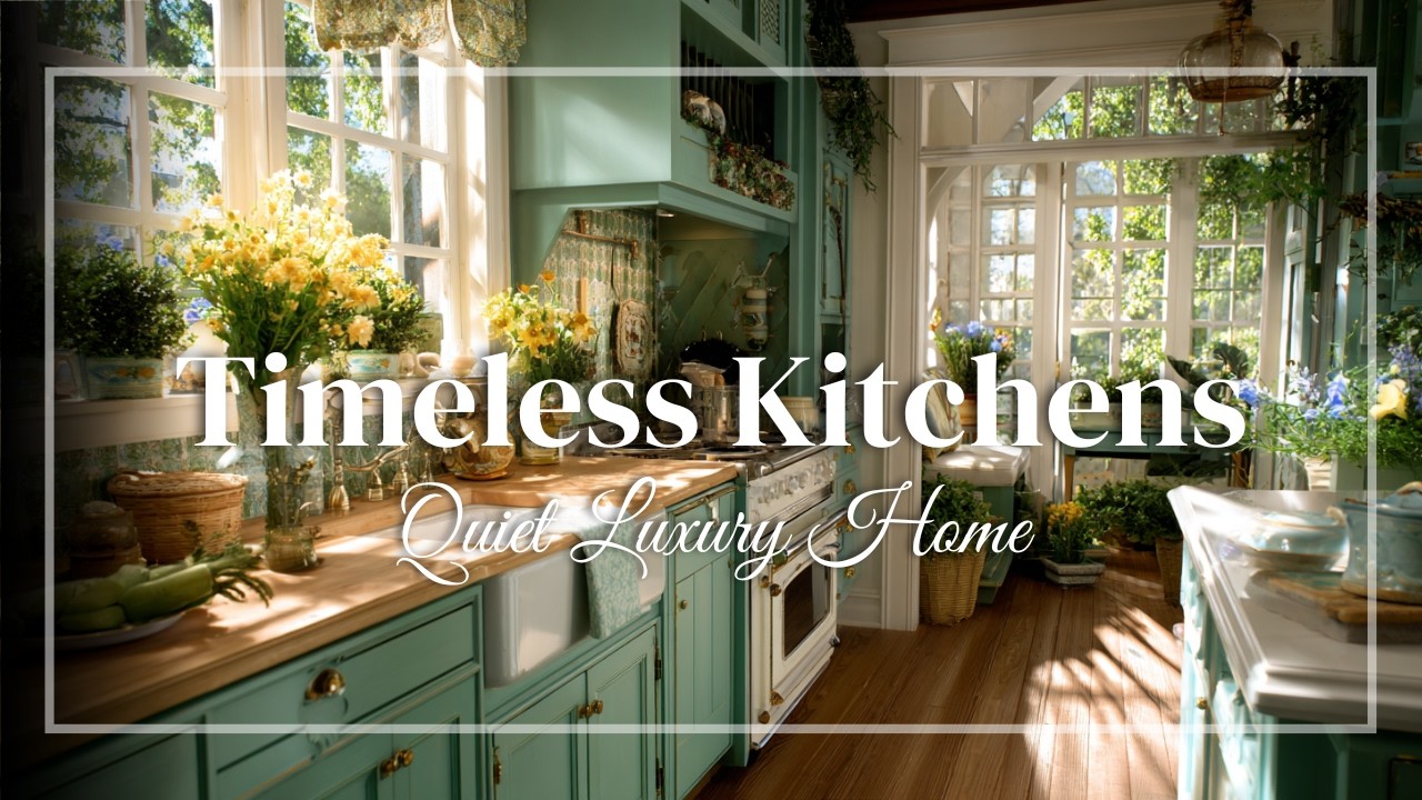 Vintage Classic Decor for Kitchens & Baths 🌿 Bring Quiet Luxury to Every Space in Your Home