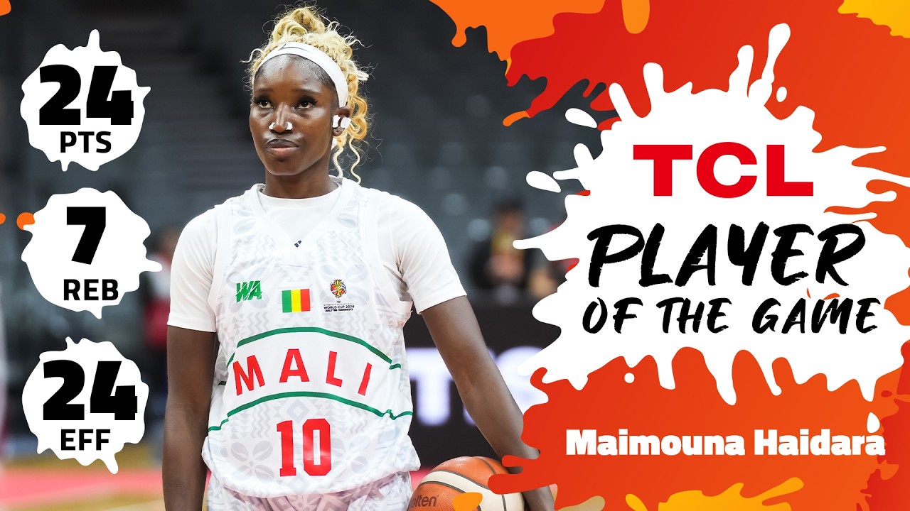 Maimouna Haidara ( 23 PTS) | TCL Player Of The Game | MLI vs CZE | #FIBAWWC 2026 Qualif. Tournament
