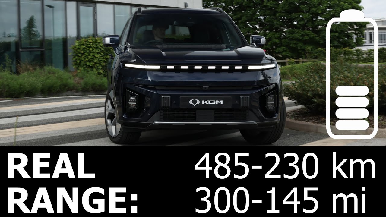 KGM Torres EVX highway real range energy power consumption economy mpkWh motorway 73.4 kWh SsangYong