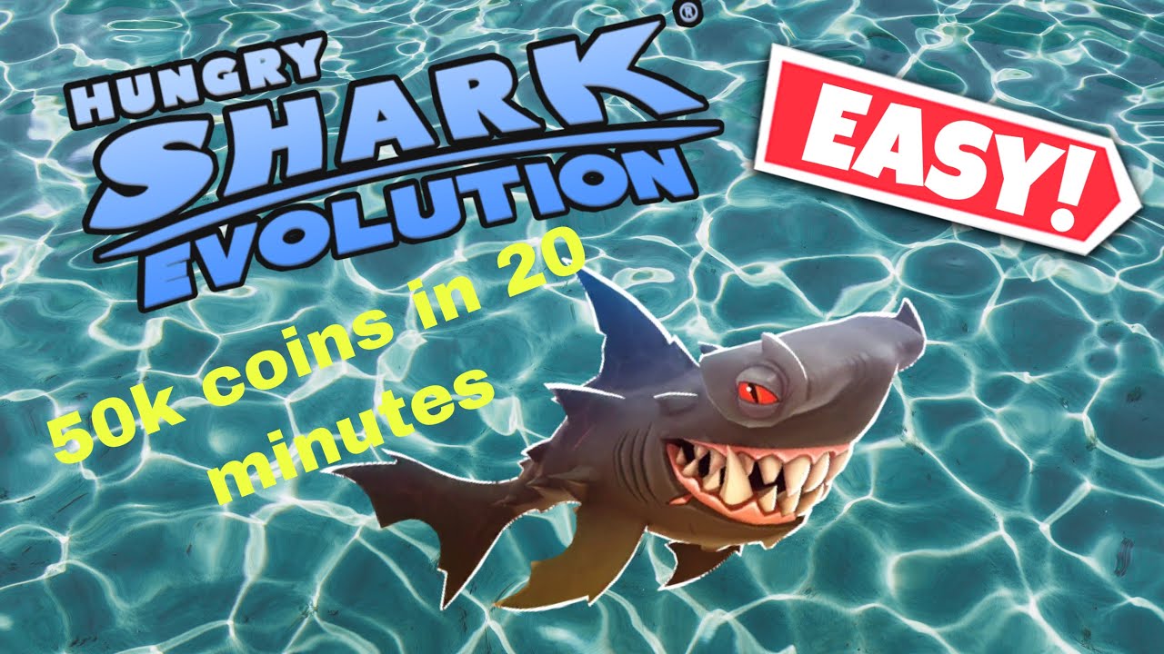 How to get coins fast hungry shark evolution