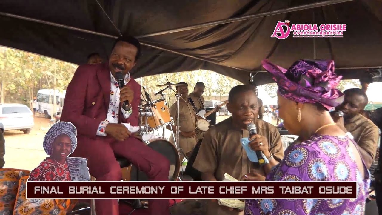 King Sunny Ade Live Performance at the Final  Burial Ceremony Of Late Chief Mrs Taibat Osude.