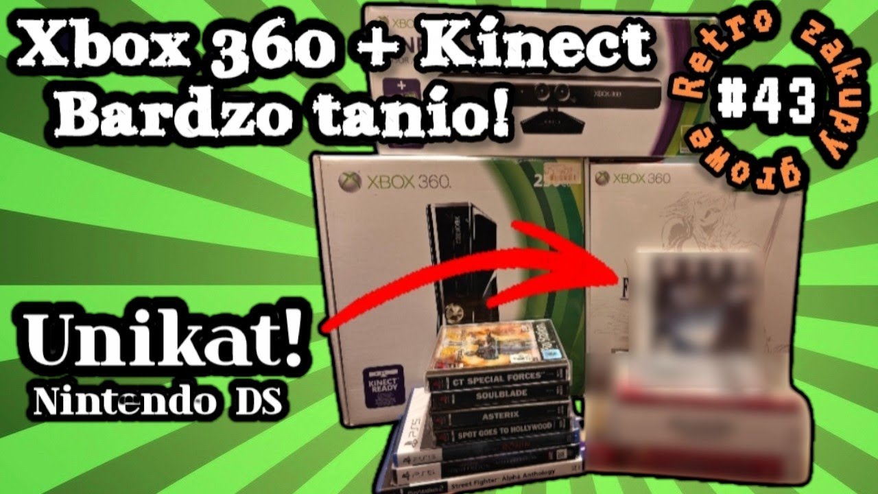 Xbox 360 w niskiej cenie z kinect. Rzadka gra na PSX i unikat na Nintendo DS! Szok w jakiej cenie😱