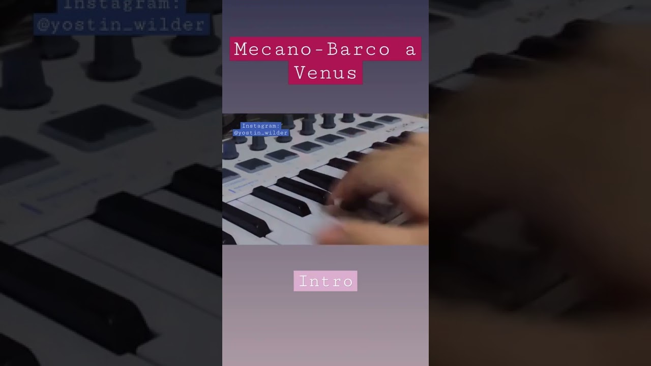 Mecano - Barco a Venus (intro)  #spanish #music #BarcoAVenus #mecano #cover #synthesizers