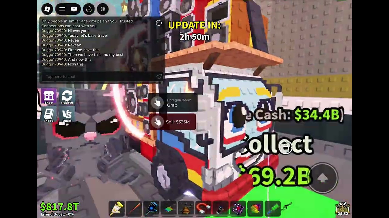 Base reveal