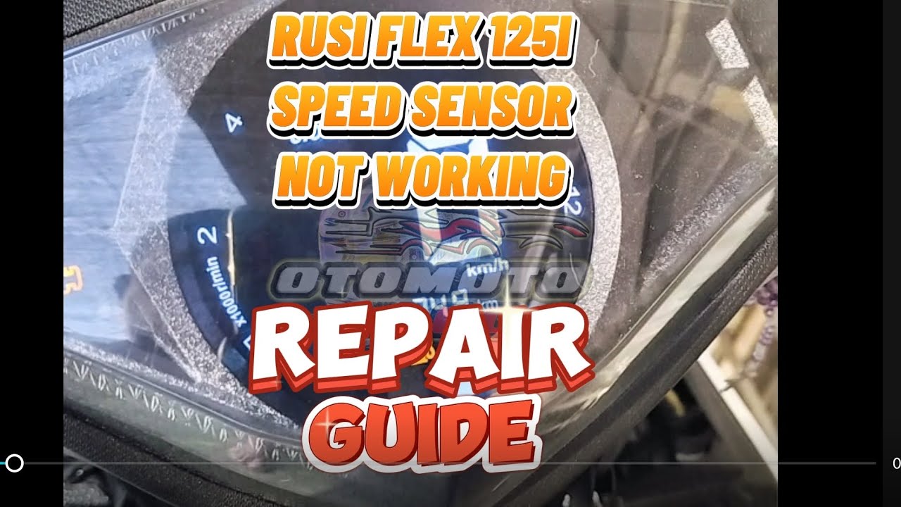 Ayaw Gumana Ng Speed Sensor Ng Rusi Flex ko , Repair Guide