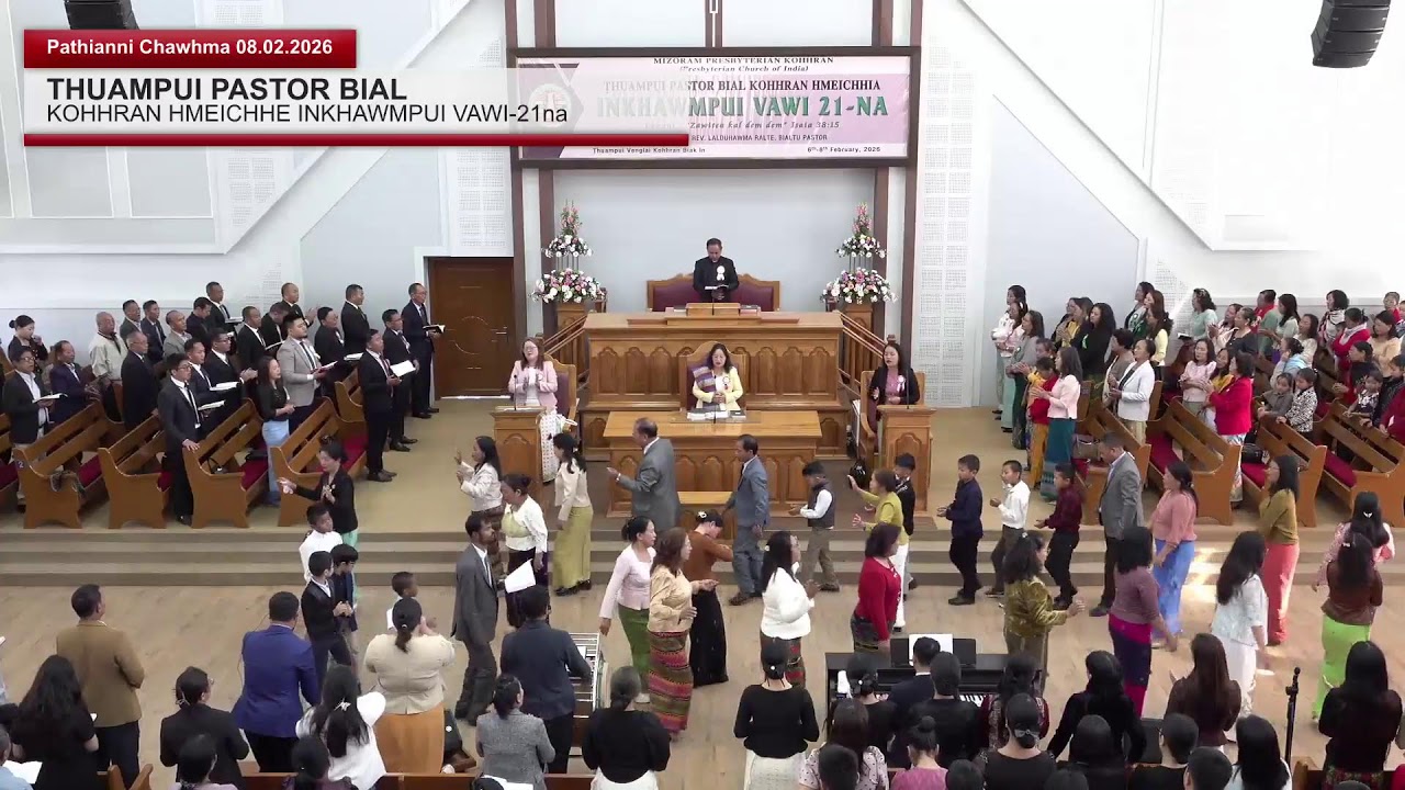 THUAMPUI PASTOR BIAL KOHHRAN HMEICHHE IINKHAWMPUI VAWI 21-NA | Pathianni Chawhma (08.02.2026)