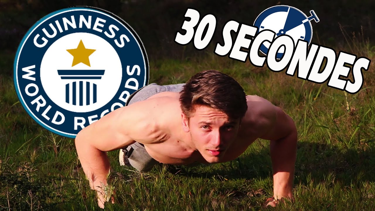 Record du monde de POMPES en 30 secondes💥: Nouveau champion?🤔