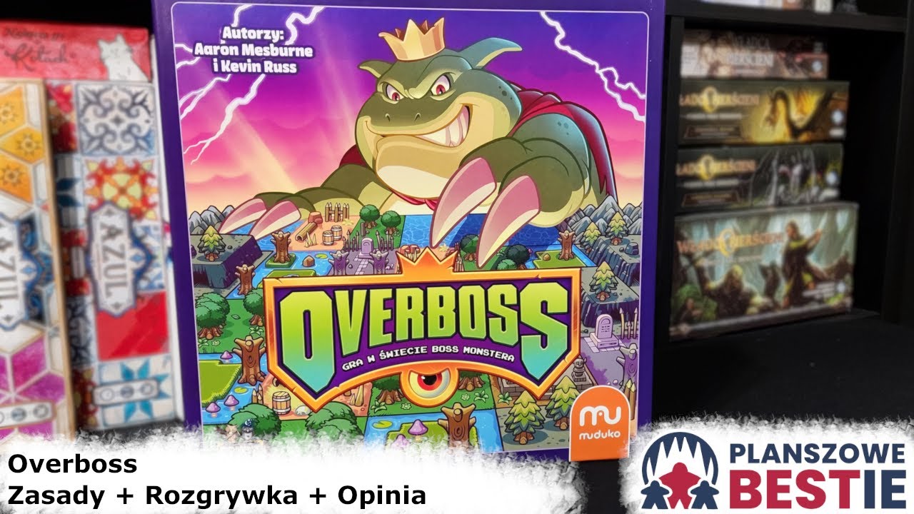 Planszowe Bestie #94 - Overboss od Muduko (Zasady + Gra + Podsumowanie) - 20.09.2022