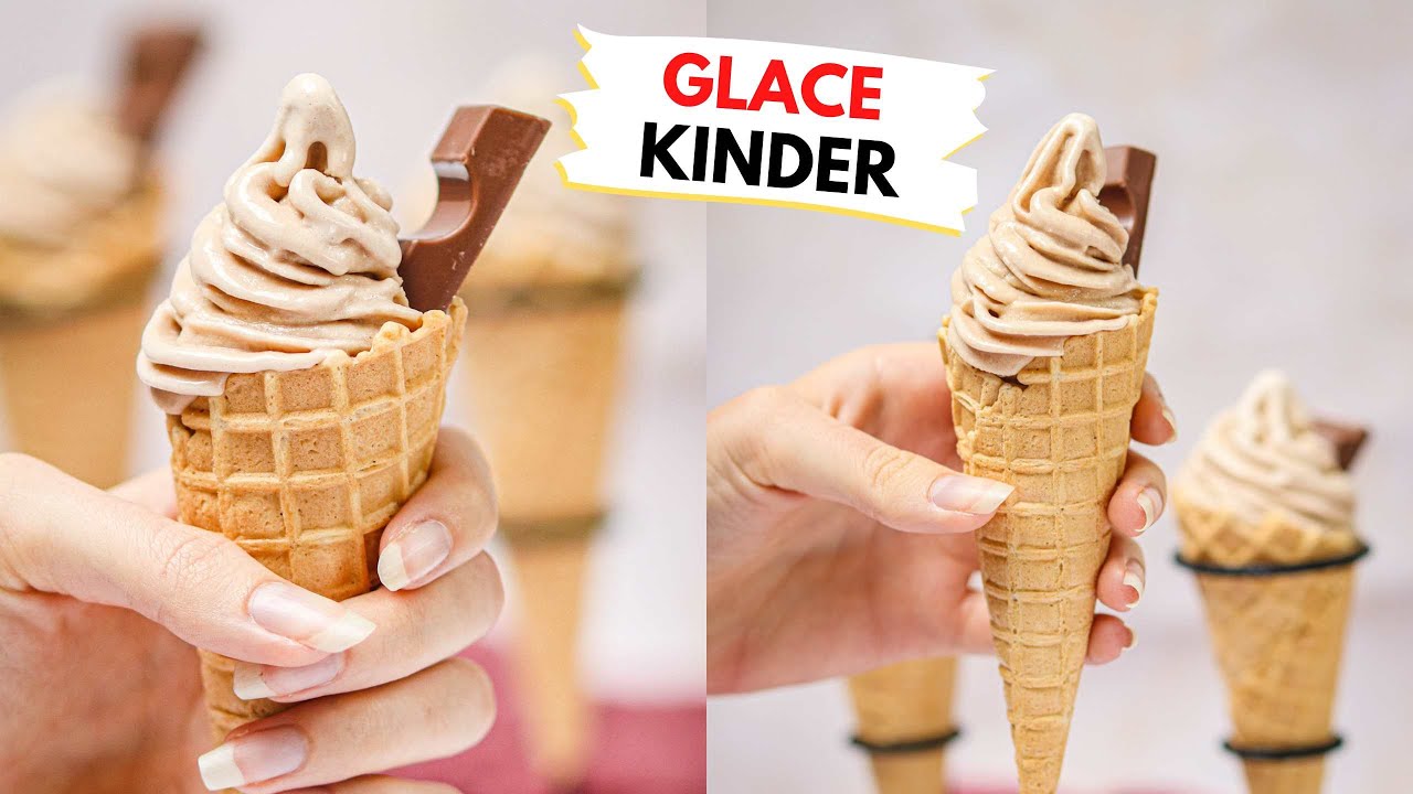 Recette de la glace italienne maison au Kinder Maxi !