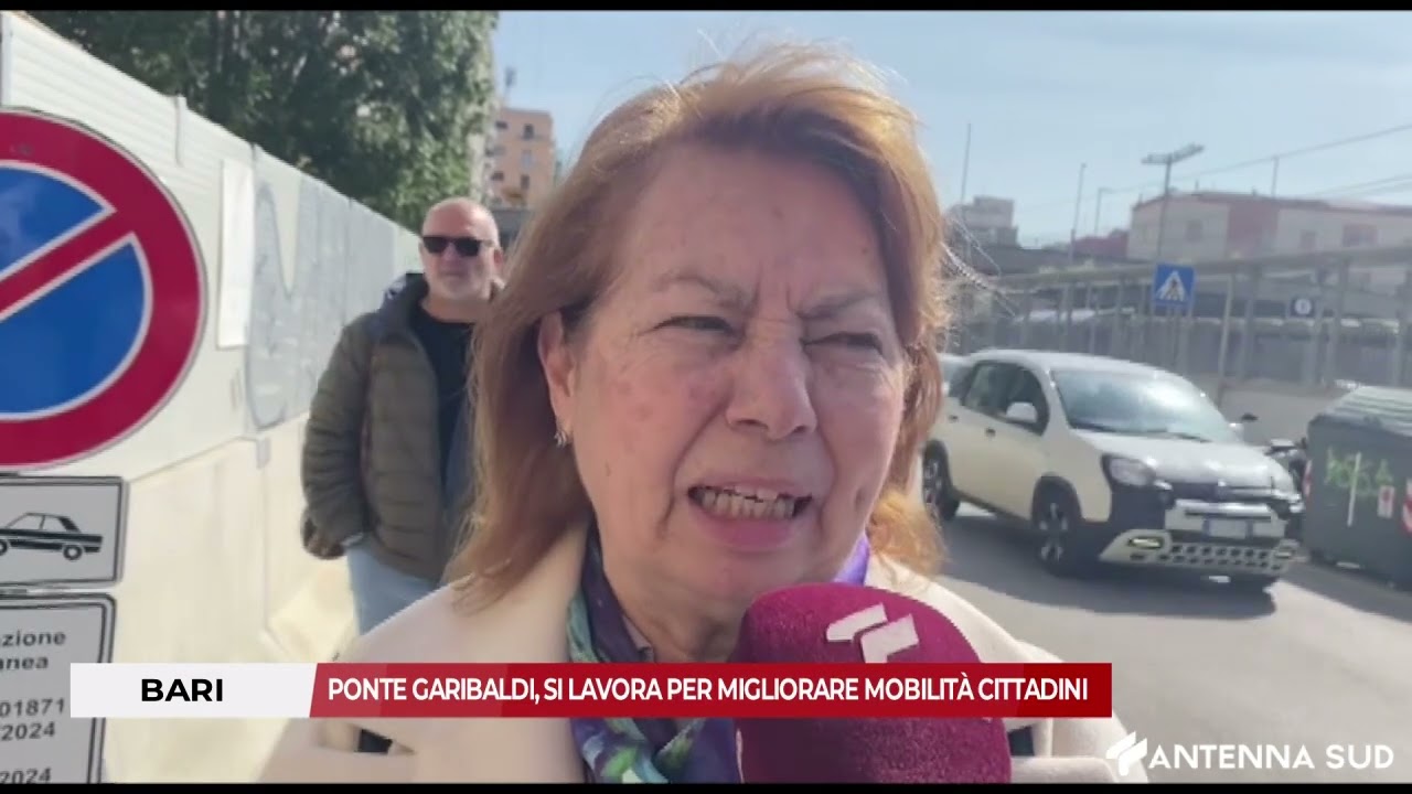 12 MARZO 2026 - BARI: PONTE GARIBALDI, SI LAVORA PER MIGLIORARE MOBILITÀ CITTADINI