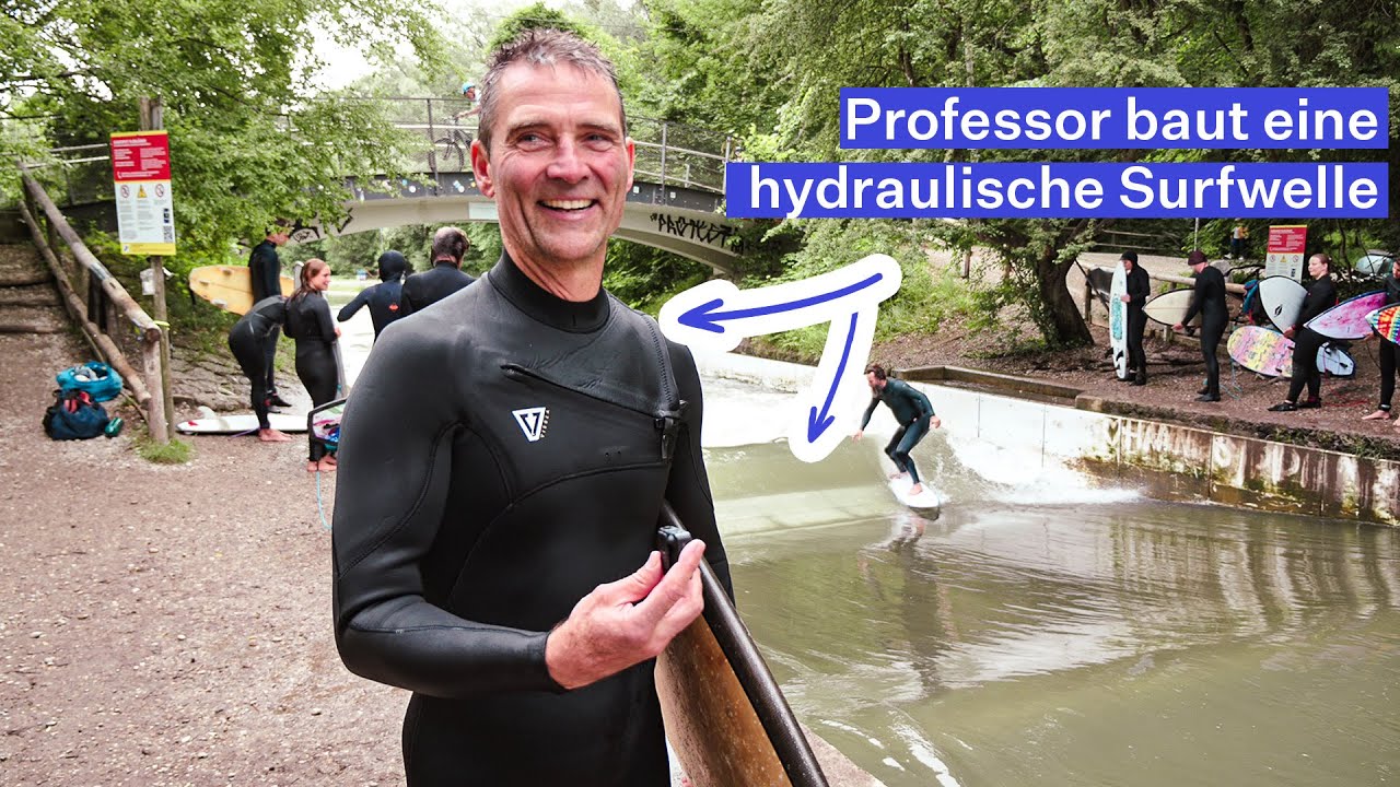 Hydraulische Surfwelle