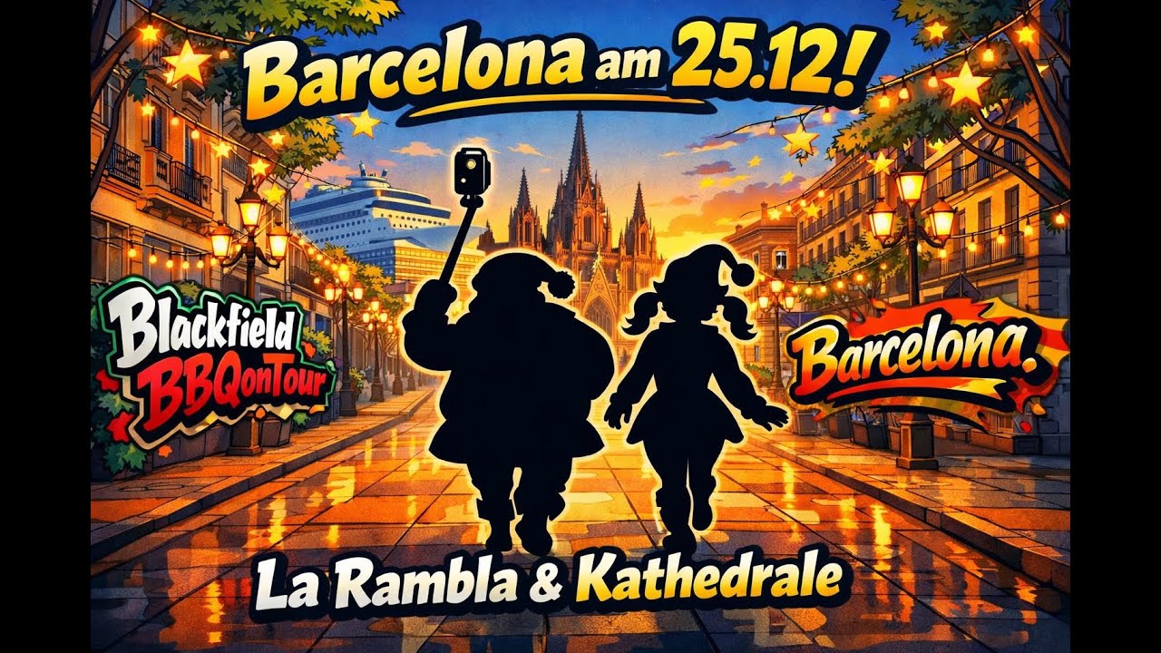 MSC Magnifica Vlog #6 – Weihnachten in Barcelona: La Rambla, Kathedrale & Hafenmomente