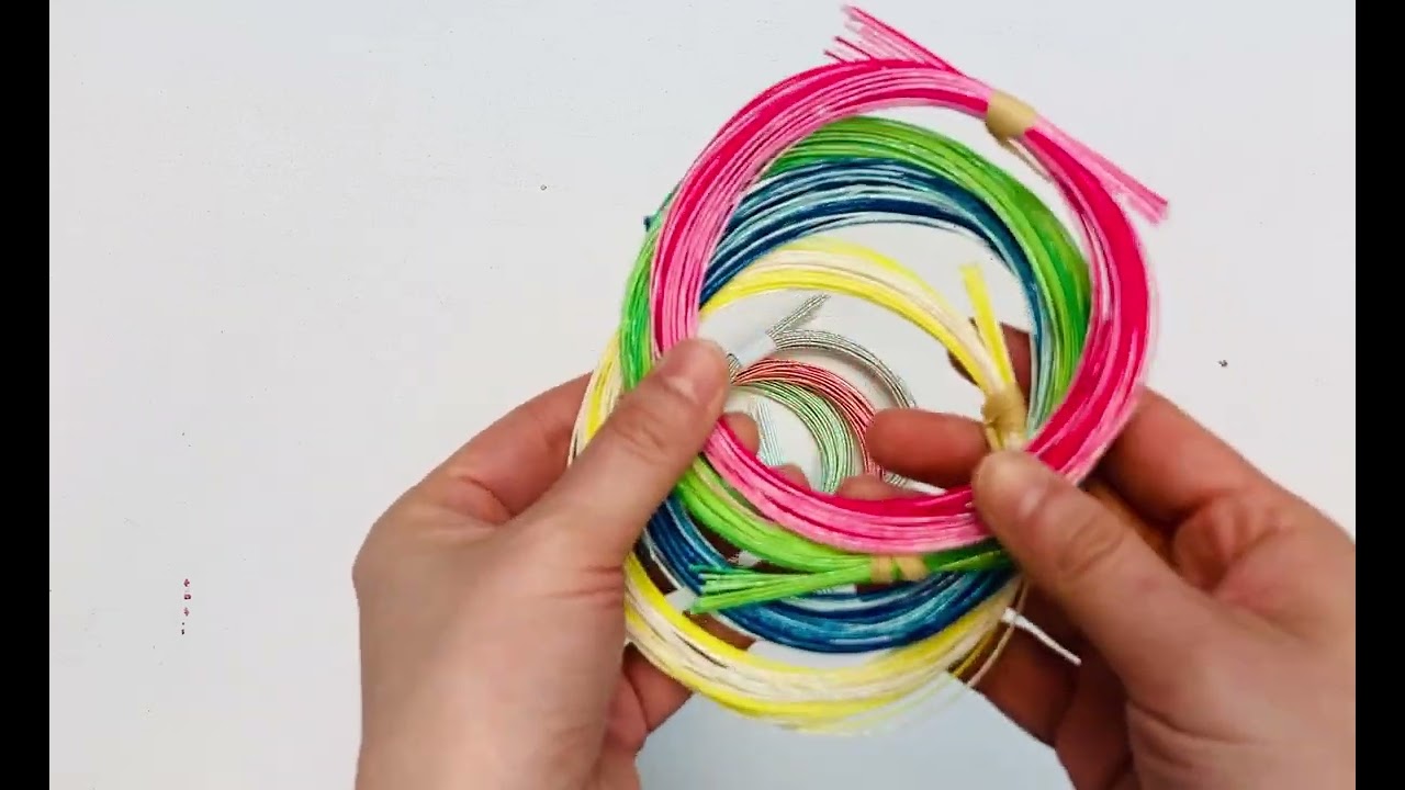 Japanese Mizuhiki cord Kit gift DIY Mizuhiki kit crafting kit Yellow Blue Red Pink Green kit glitter