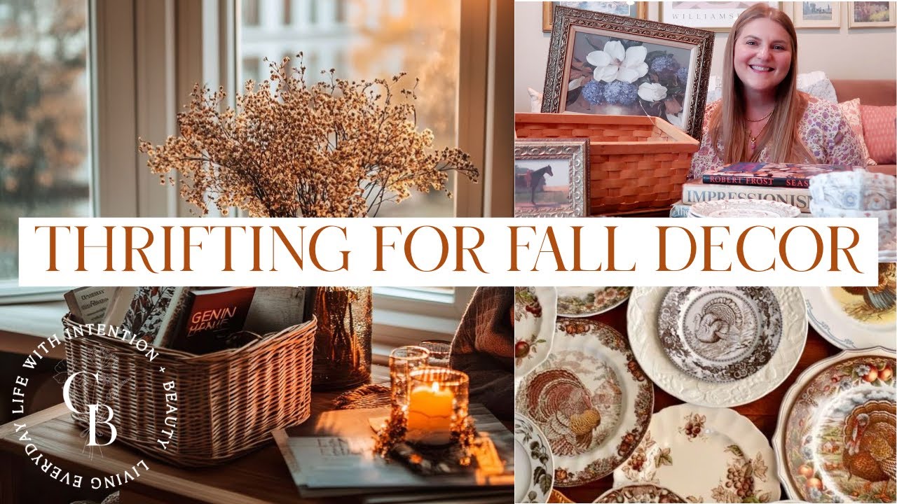 thrifting for cozy and cottage finds // fall 2025