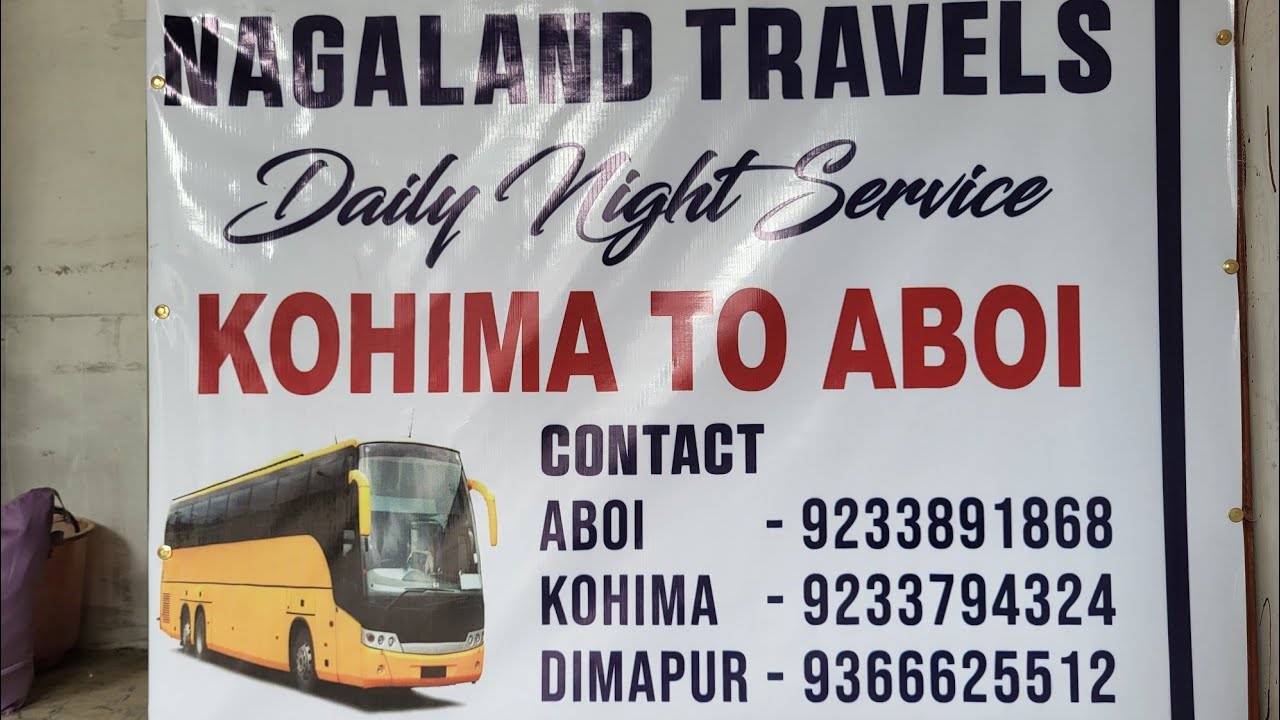 New Bus counter Kohima to Aboi/most important update for Mon dist