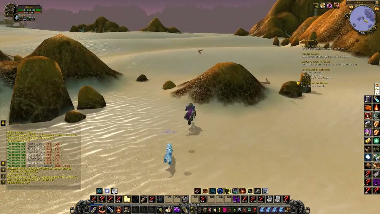 WOW Cata Quest 'Chicken of the Desert - 24933' Horde on a PS