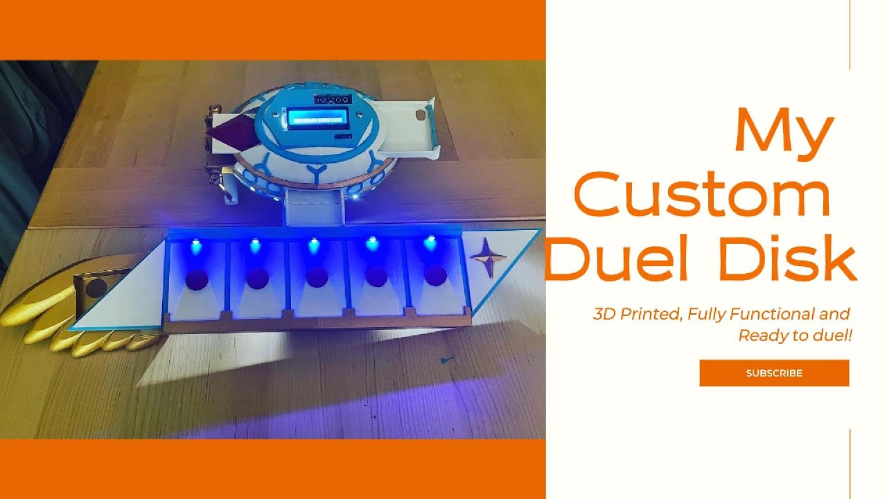 Custom Duel Disk build! Lightray Duel Disk