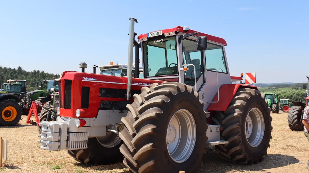 Bremswagenziehen Tractor Pull Schwarzhof en Raggau 2024 mit Schlüter und Oldtimer treffen