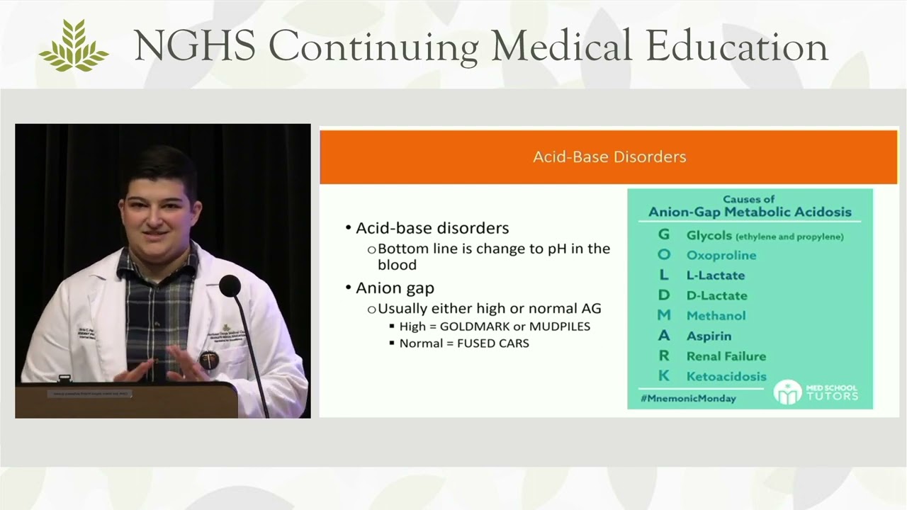 IM Grand Rounds: Lactic Acidosis
