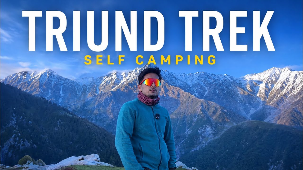 Triund Trek Self Camping Without Guide 🏕️ | Solo Adventure in Himalayas