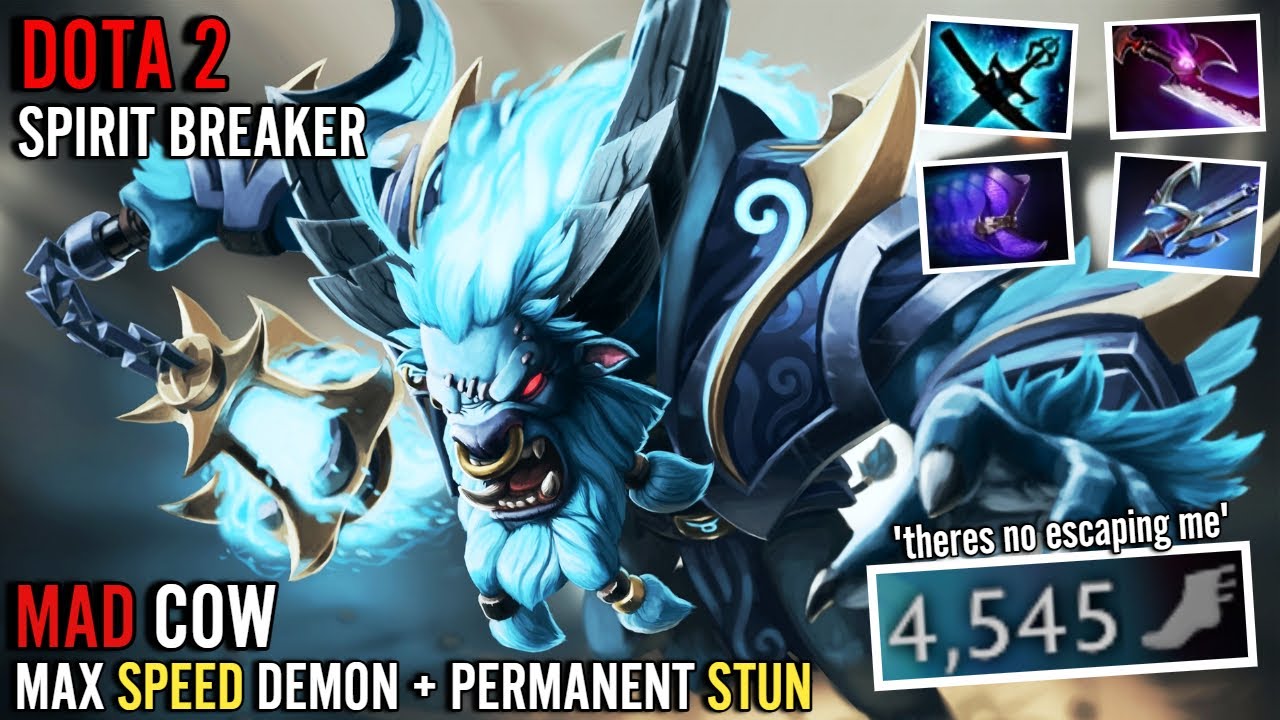DOTA 2: Spirit Breaker - Speed Demon + Permanent Stun King!