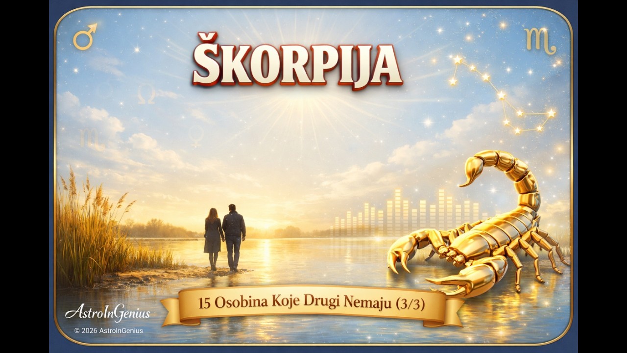 ŠKORPIJA: 15 Osobina koje drugi nemaju | Šta drugi ne vide (3/3)