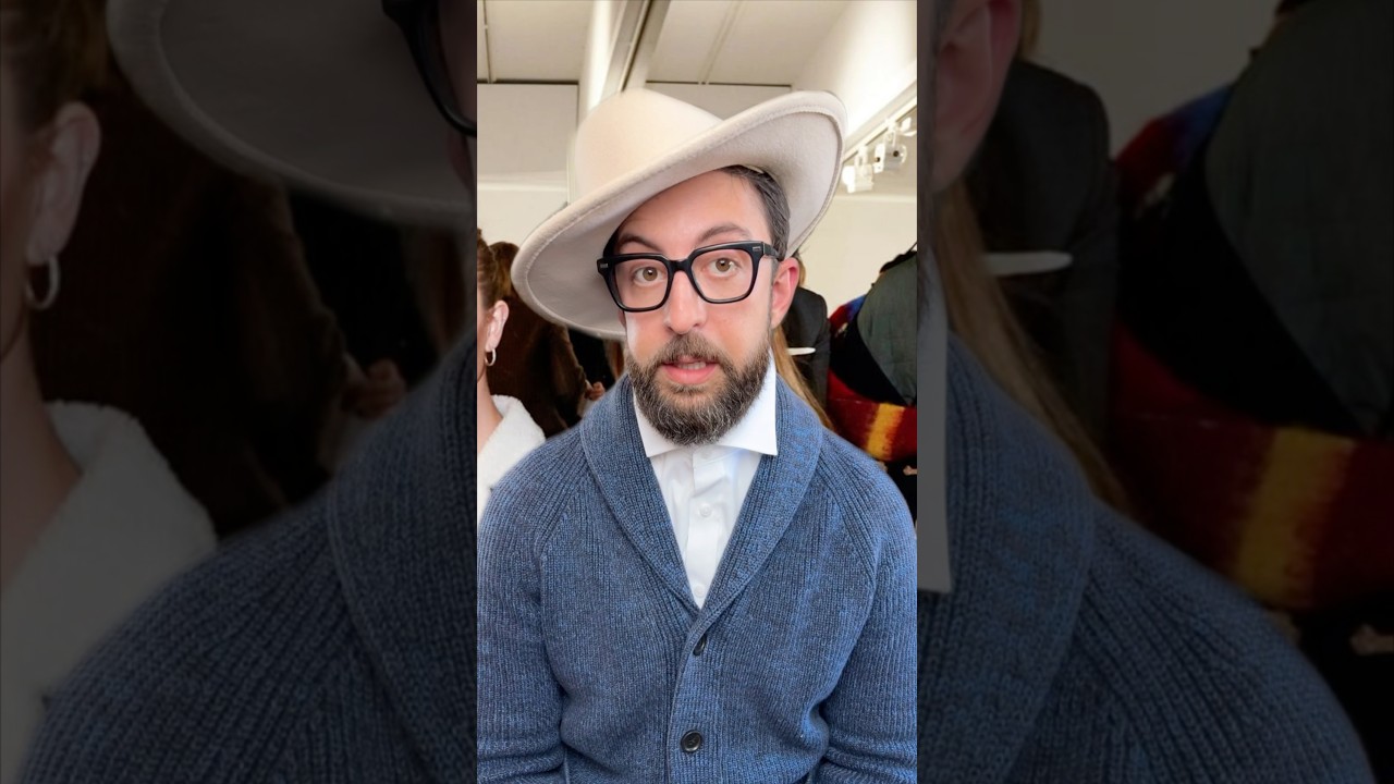 first time at a fashion show...
