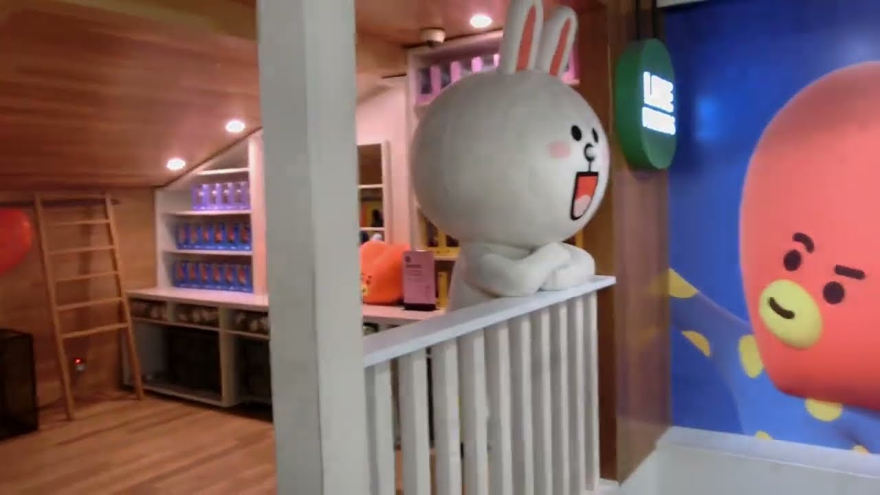 Seoul, South Korea - Myeongdong - Line friends, Artbox and street food