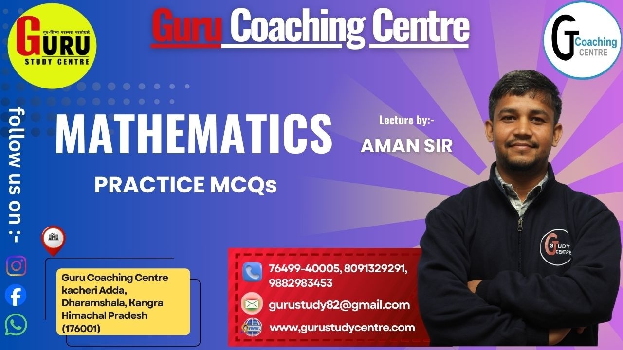 🎯 HPRCA Patwari Maths MCQs Practice Session - 01  | Most Expected Questions 2026 🔥