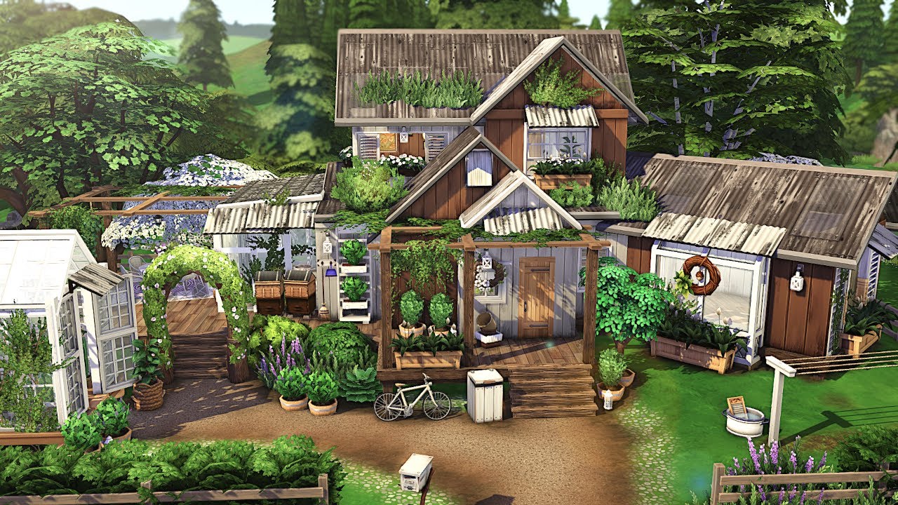 Cozy Garden Cottage 🌱 | The Sims 4 - Speed Build (NO CC)