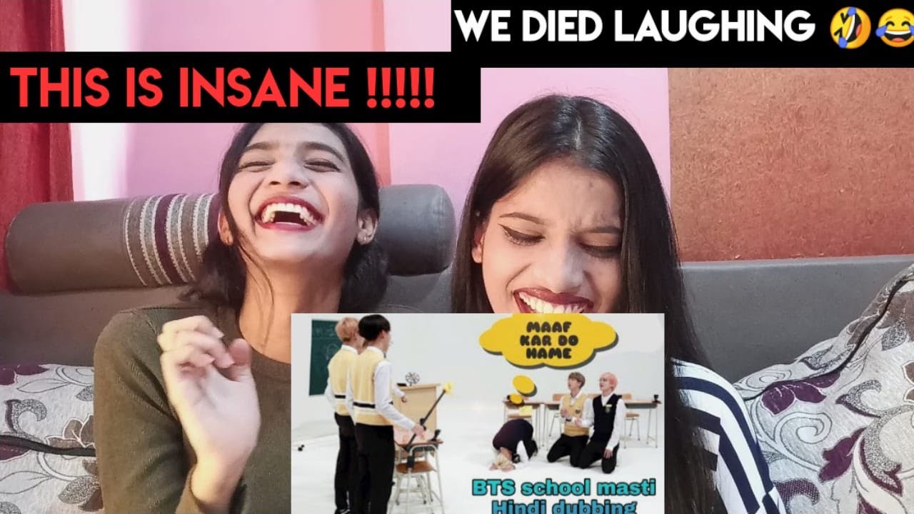 BTS 🤣 (방탄소년단) HINDI DUBBED MIX INDIAN REACTION