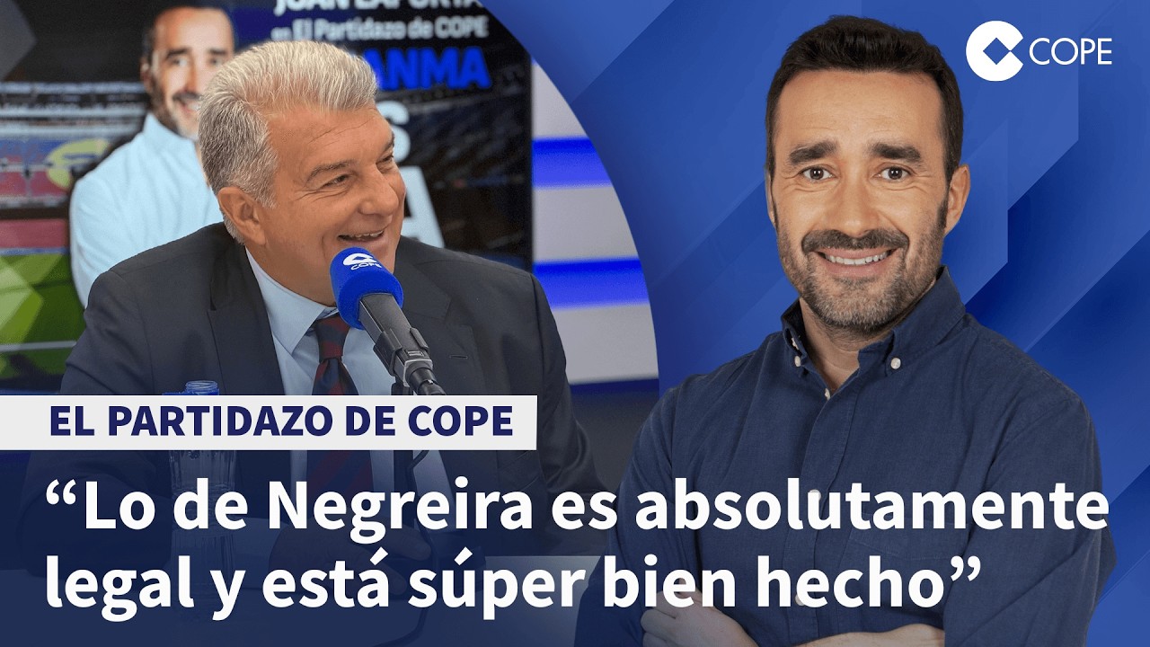 Entrevista Laporta: “Lo de Negreira es absolutamente legal y está bien hecho
