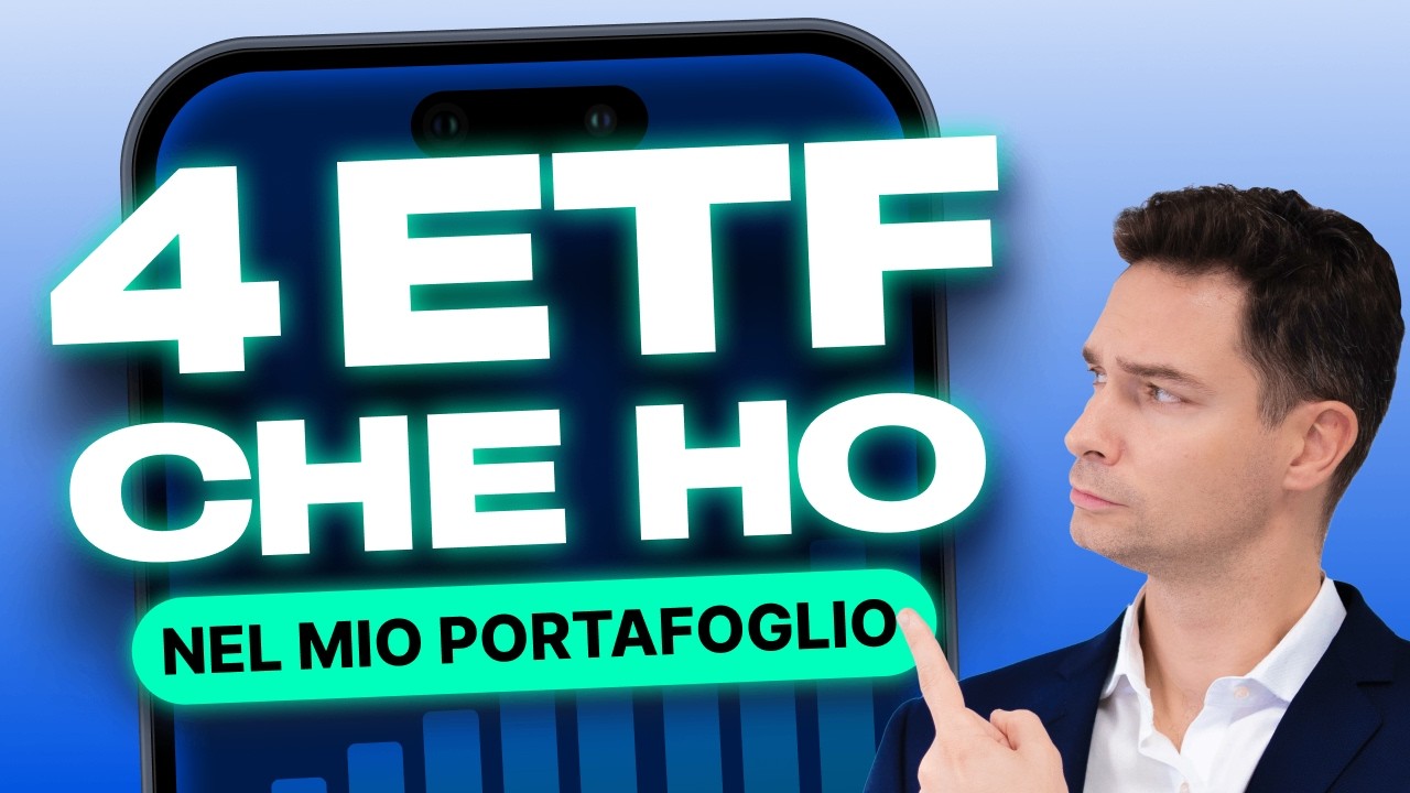 I 4 ETF che uso nel mio portafoglio (e perché da soli non bastano)