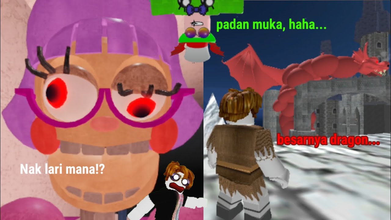 Main 2 game obby/ Escape Miss Ani-Tron's Dentention and Escape The Dungeon Obby 