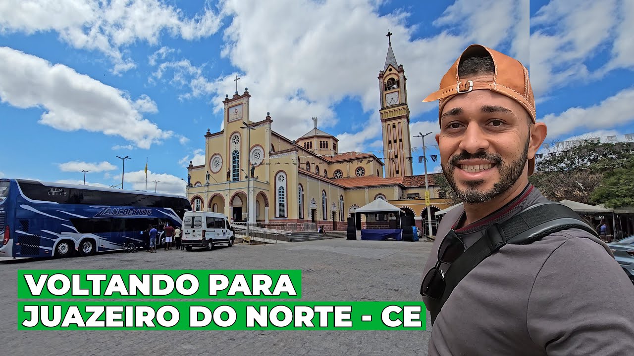 Cheguei em Juazeiro do Norte e a Cidade Continua com Romeiros Partindo para Canindé