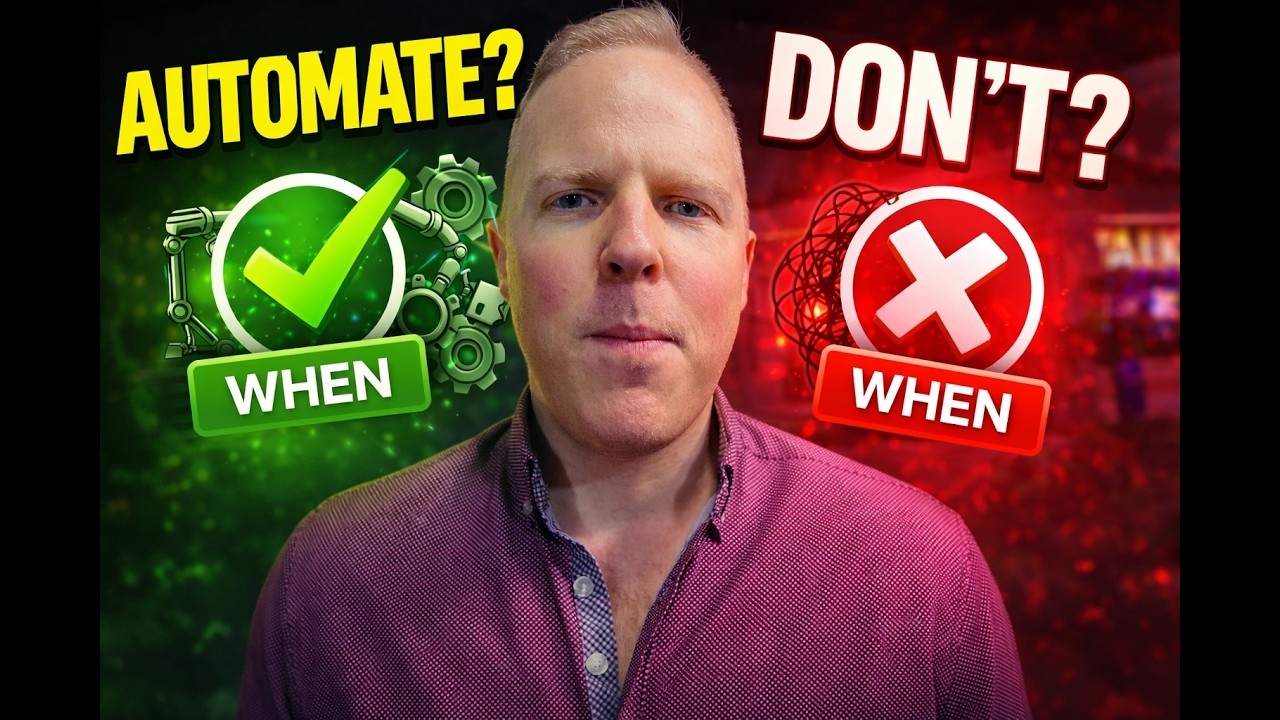 To Automate Or Not: When Should You Just Bite The Bullet And Do It Yourself