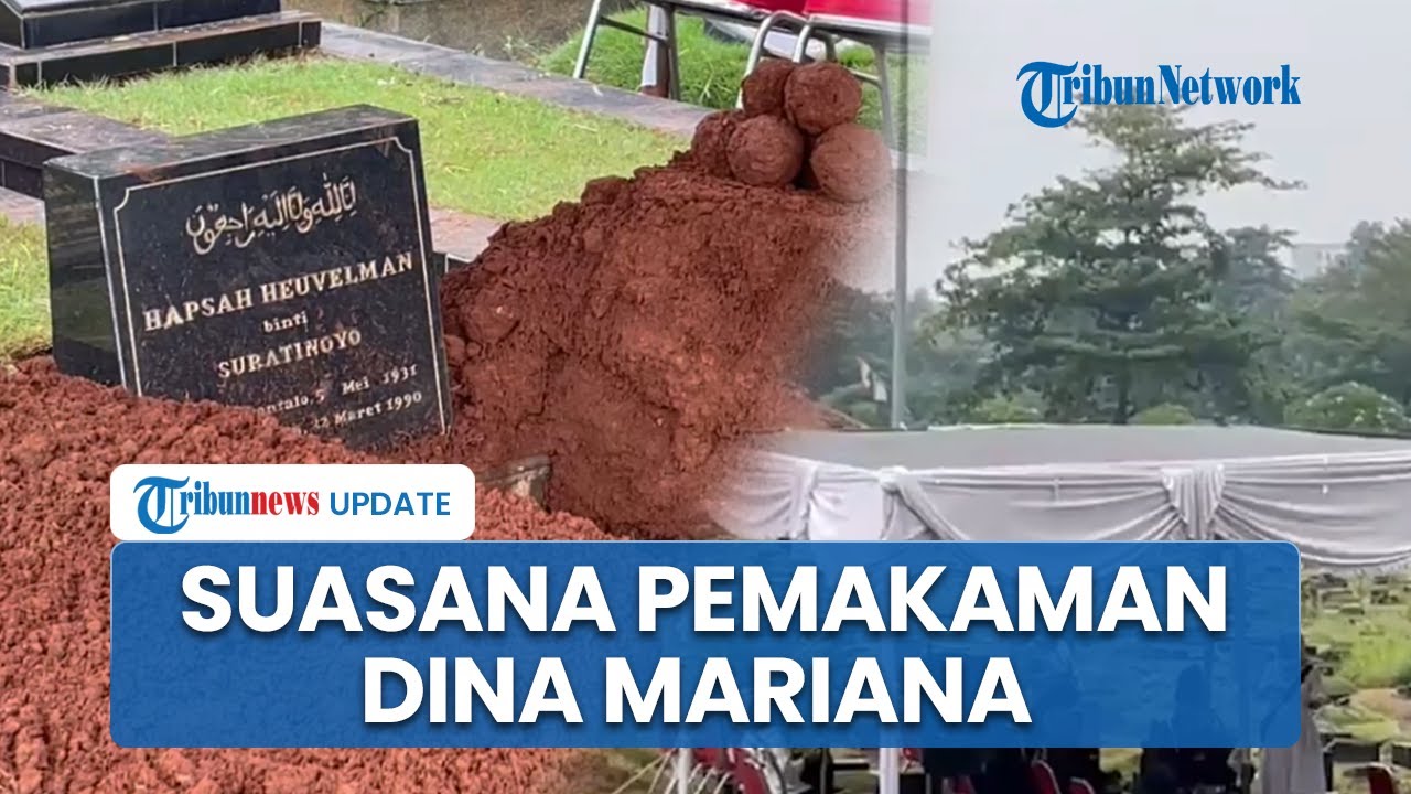 Suasana Pemakaman Jenazah Dina Mariana di Blad 186 Tanah Kusir Jaksel, Pelayat Silih Berganti