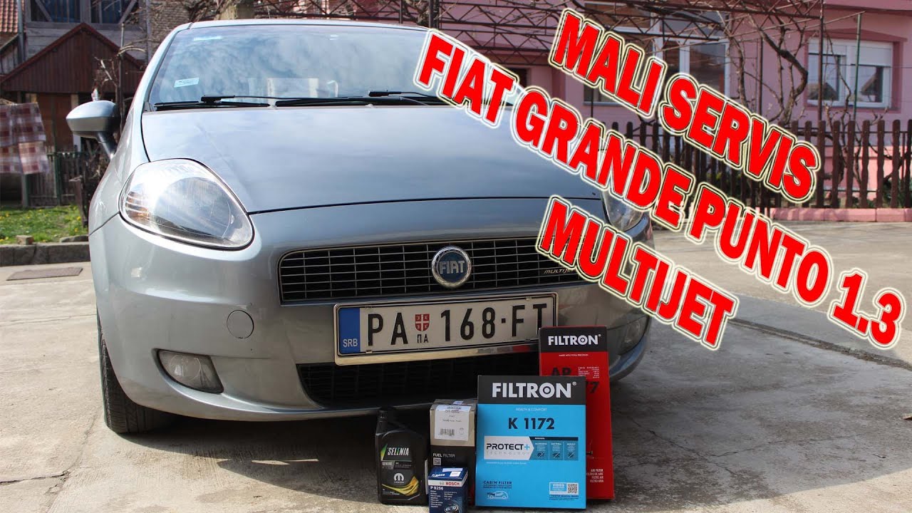 Kako uraditi mali servis na Fiat Grande Puntu (zamena ulja i fitera)