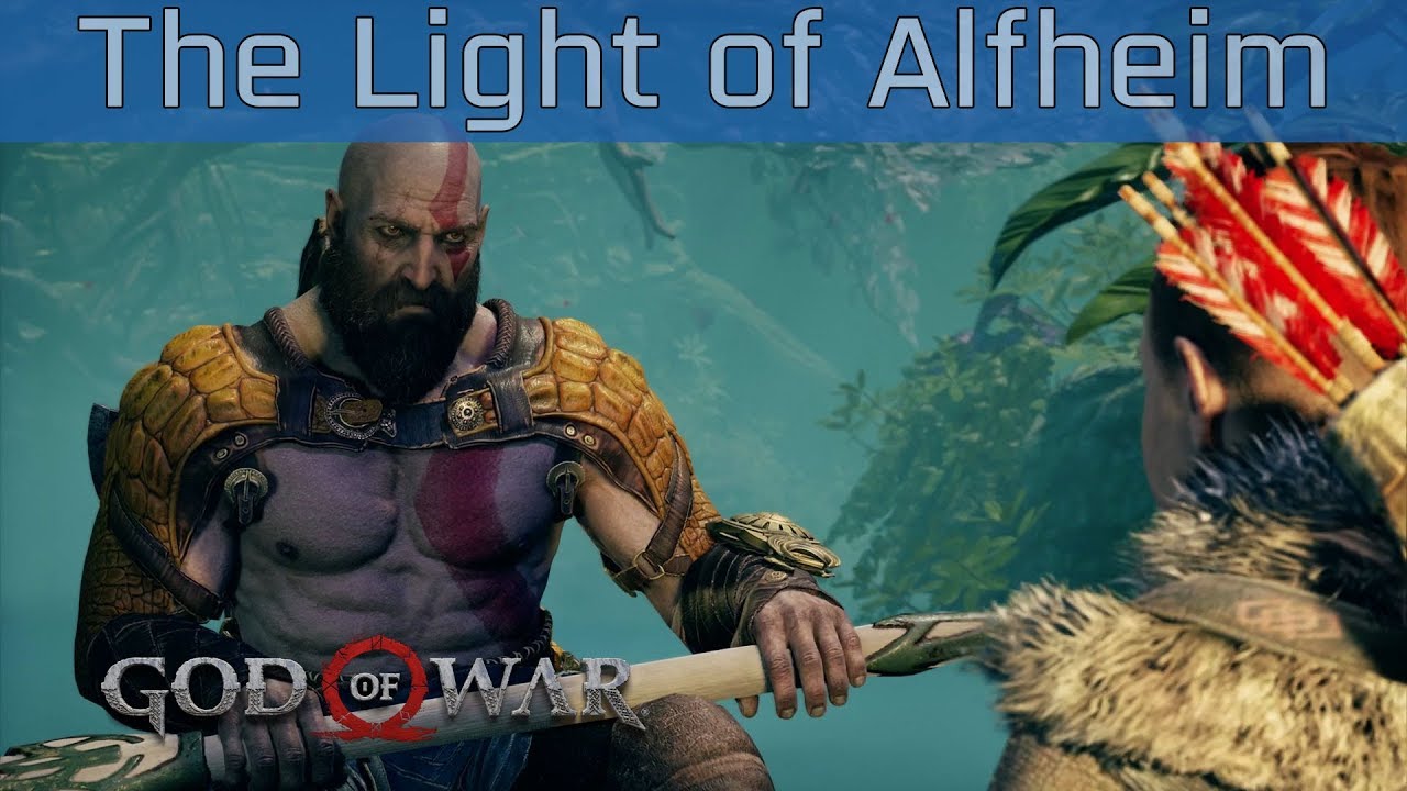 God of War (PS4) - The Light of Alfheim Walkthrough [HD 1080P]