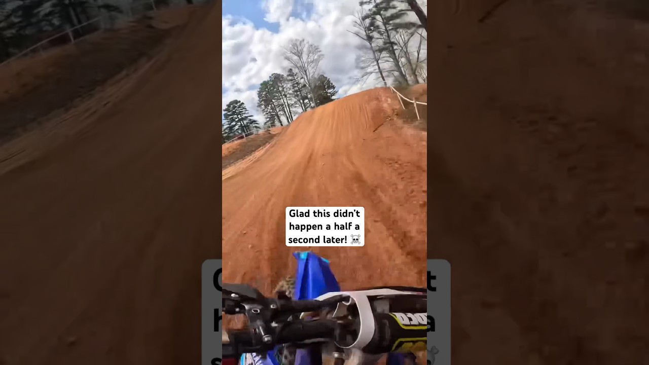 This Bog Could Have Ended BADLY! #closecall #pov #gopro #2stroke #motocross #dirtbike #fail #shorts