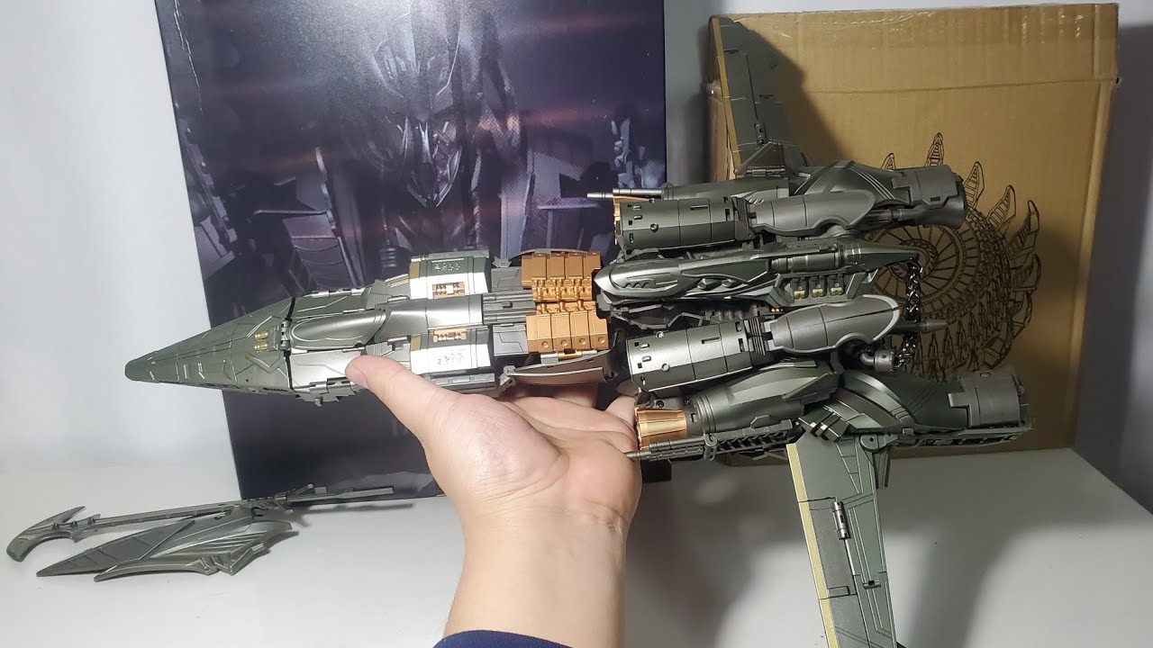 REVIEW : UNIQUE TOYS UT-R03 DRAGOON ( MEGATRON TLK ) TRANFORMERS MOVIE 5 THE LAST KNIGHT