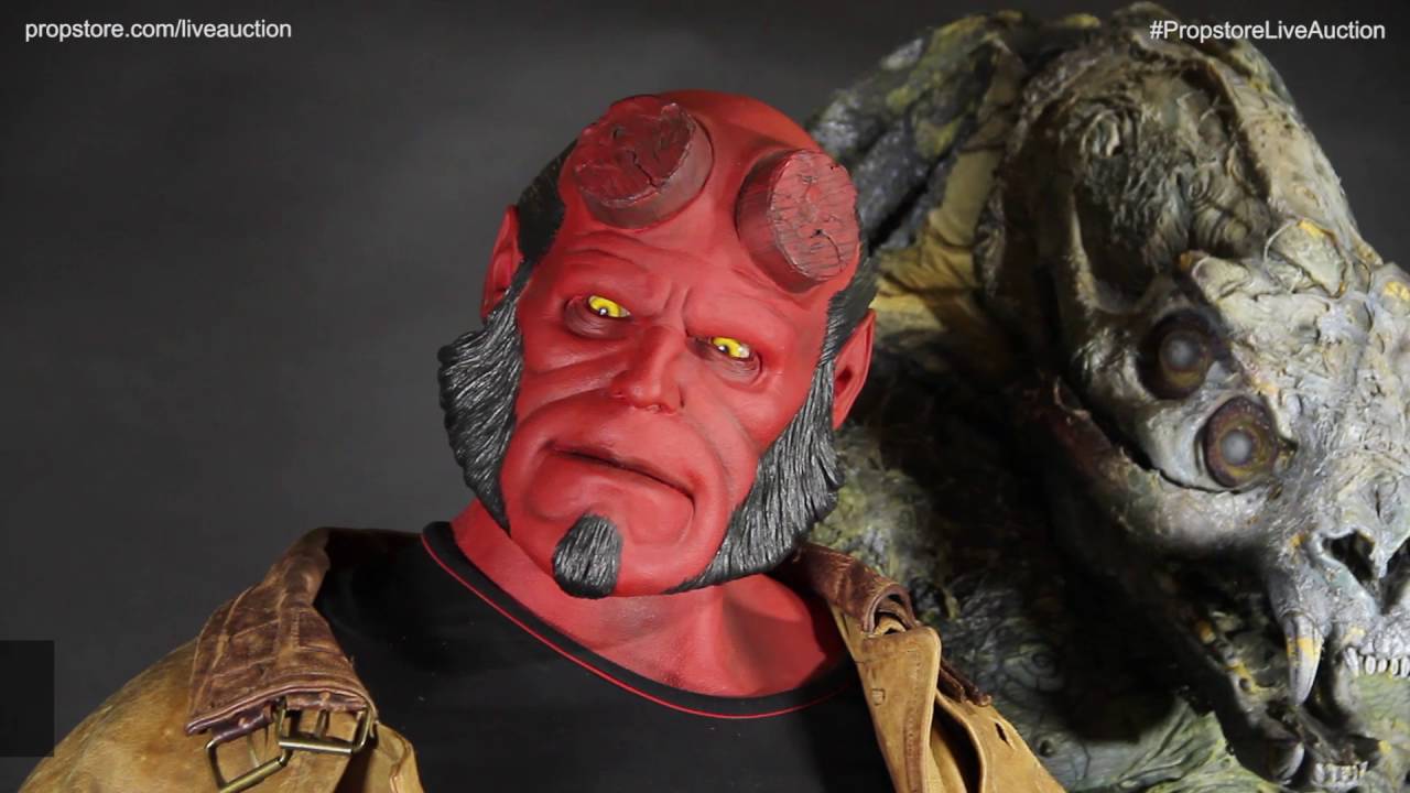 Lots 221-222 - HELLBOY (2004) - Hellboy & Sammael Creature Costume
