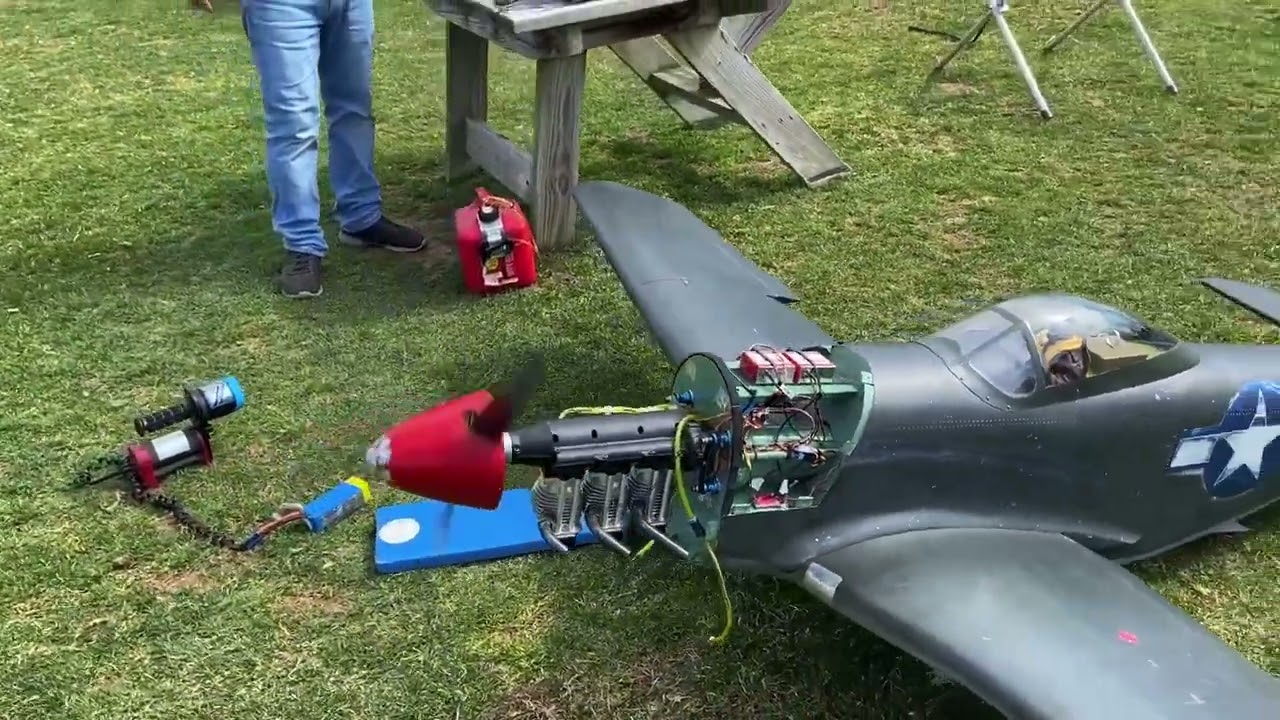 First day of getting the Roto 130 running.