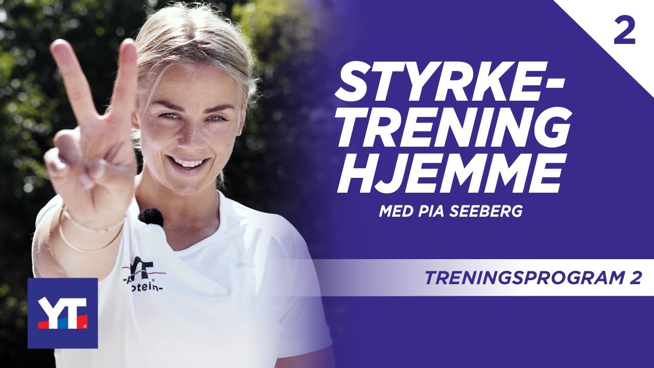 Styrketrening hjemme 💪Treningsprogram 2 | Pia Seeberg viser deg hvordan