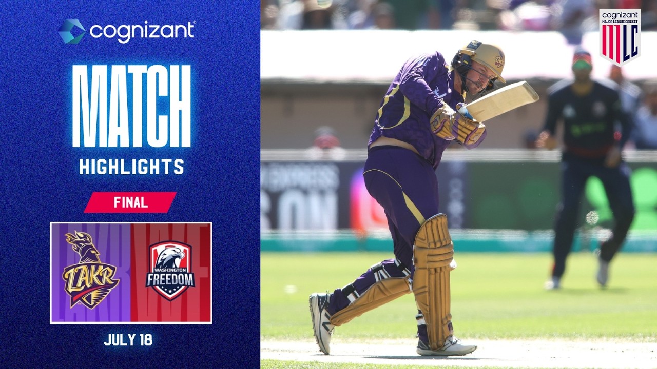 Cognizant Match Highlights | LA Knight Riders vs Washington Freedom | Championship Match