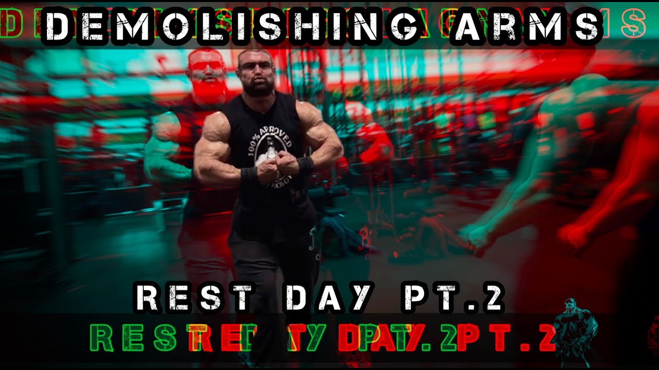 Best way to spend Sunday rest day- demolishing arms!