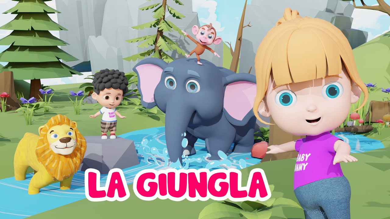 BabyDany -🎵​ LA GIUNGLA 🎵​ 🎶 Canzoni Bambini - Baby Dance 🎶