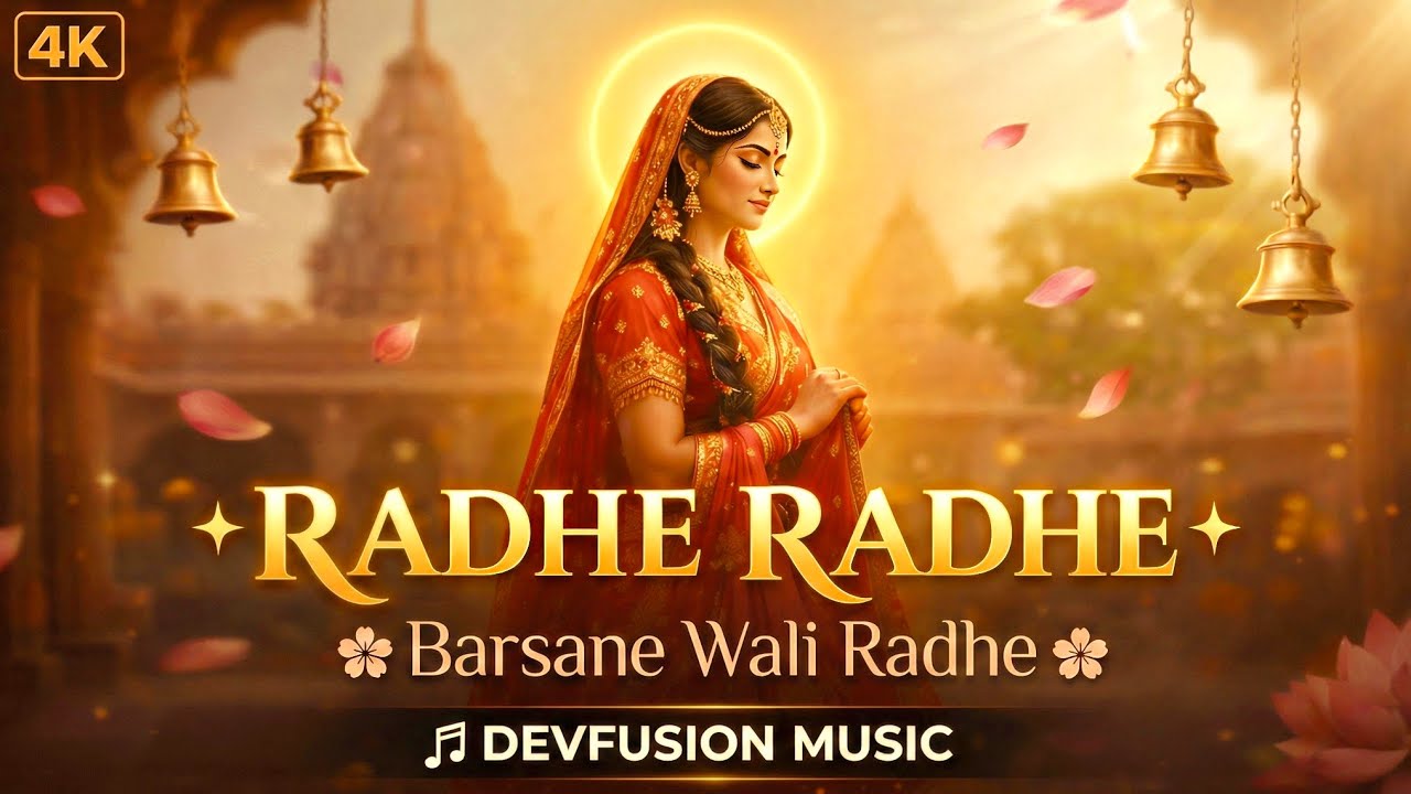Radhe Radhe Barsane Wali Radhe 🙏 | Shree Radha Rani Bhajan | Devfusion Music | 4K Bhakti Song