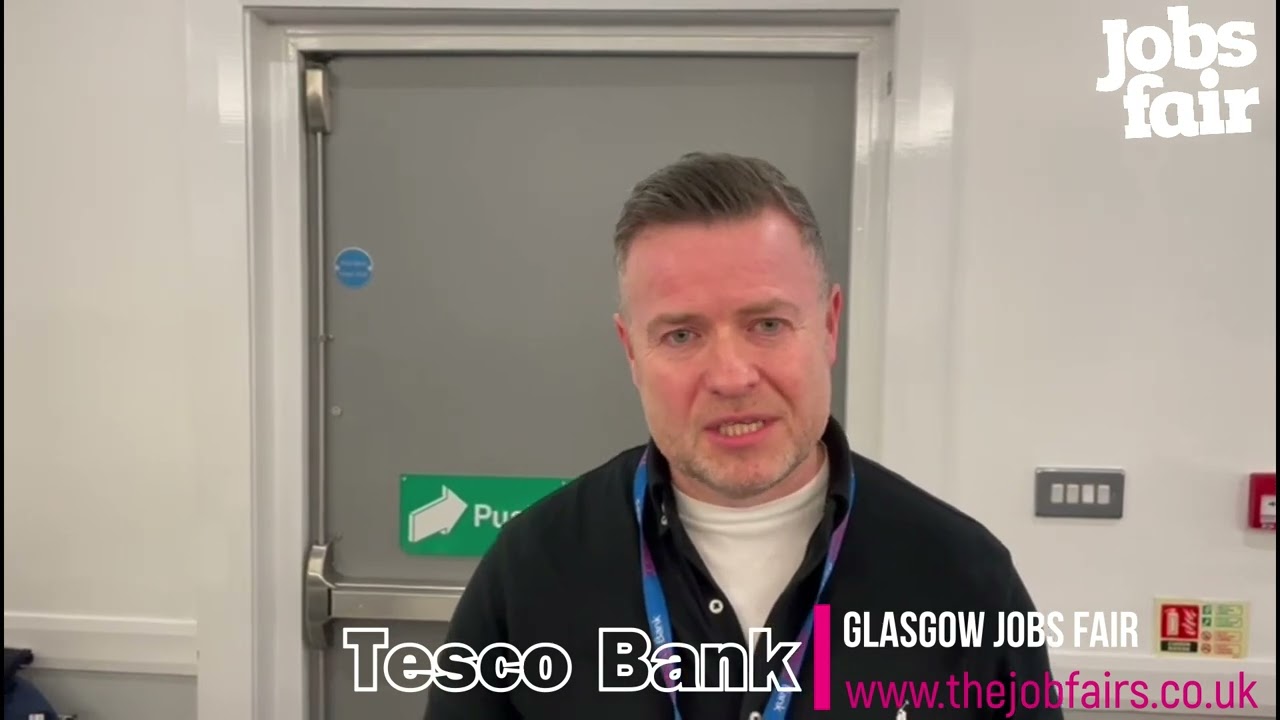 Tesco Bank at the Glasgow Jobs Fair on Wednesday 21st February 2024.